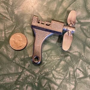 Vintage Cast Aluminum Chain Breaker Tool For Bicycle Repair